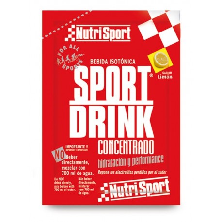 SPORT DRINK CONCENTRADO NUTRISPORT 12 sobres 41ml SPORT DRINK CONCENTRADO NUTRISPORT 12 sobres 41ml